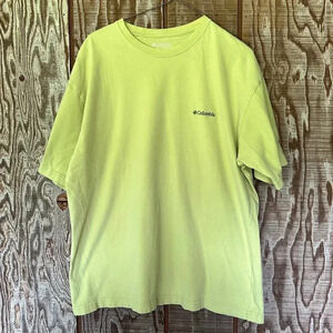 Columbia Sportswear T-shirt Sz Lg (Yellow/Gray)